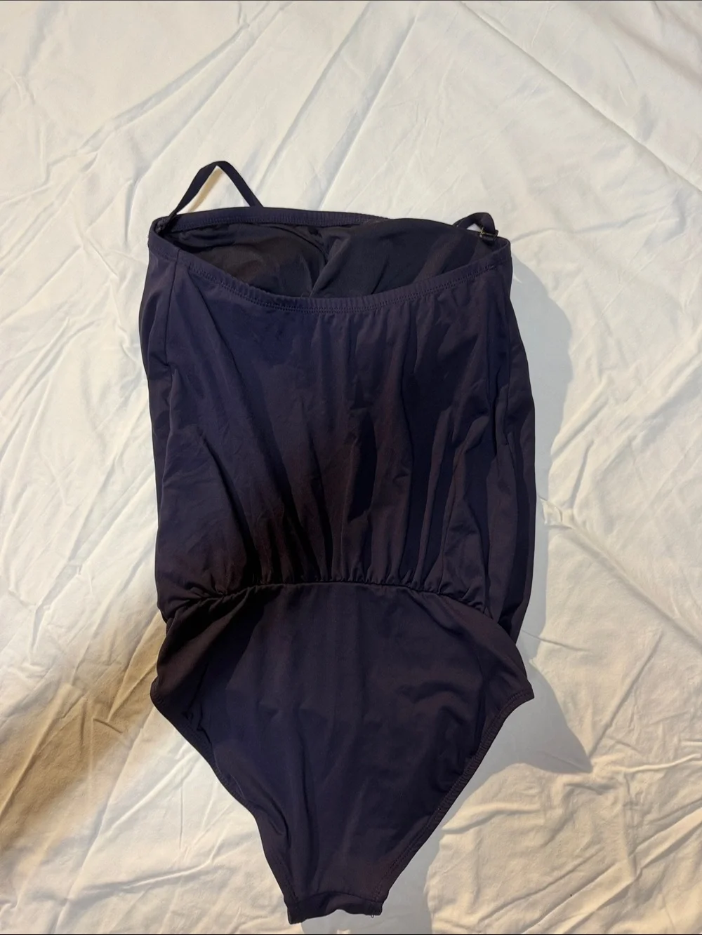 LOFT Black One-Piece Swimsuit with Adjustable Strap